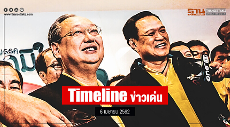 Timeline ข่าวเด่น 6 เม.ย. 2562 Timeline ข่าวเด่น 6 เม.ย. 2562