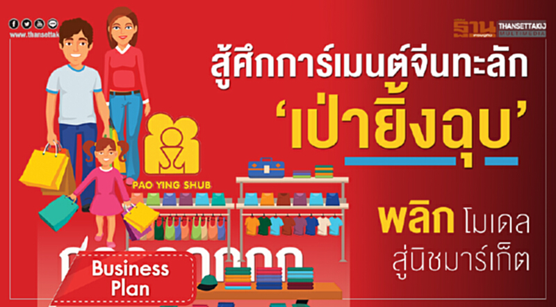 สู้ศึกการ์เมนต์จีนทะลัก‘เป่ายิ้งฉุบ’ พลิกโมเดลสู่นิชมาร์เก็ต สู้ศึกการ์เมนต์จีนทะลัก‘เป่ายิ้งฉุบ’ พลิกโมเดลสู่นิชมาร์เก็ต