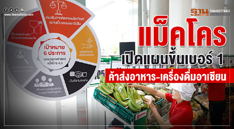 แม็คโคร เปิดแผนขึ้นเบอร์ 1 ค้าส่งอาหาร-เครื่องดื่มอาเซียน แม็คโคร เปิดแผนขึ้นเบอร์ 1 ค้าส่งอาหาร-เครื่องดื่มอาเซียน