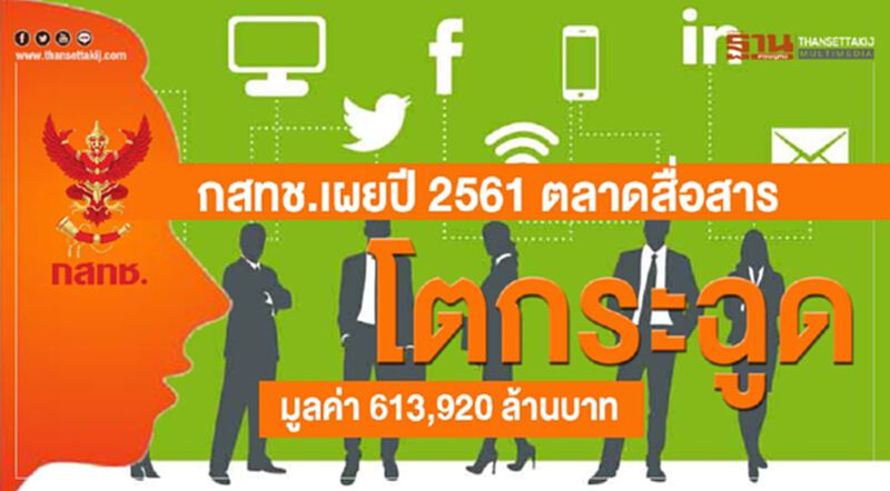 ตลาดสื่อสารโตกระฉูด 6 แสนล้าน ตลาดสื่อสารโตกระฉูด 6 แสนล้าน