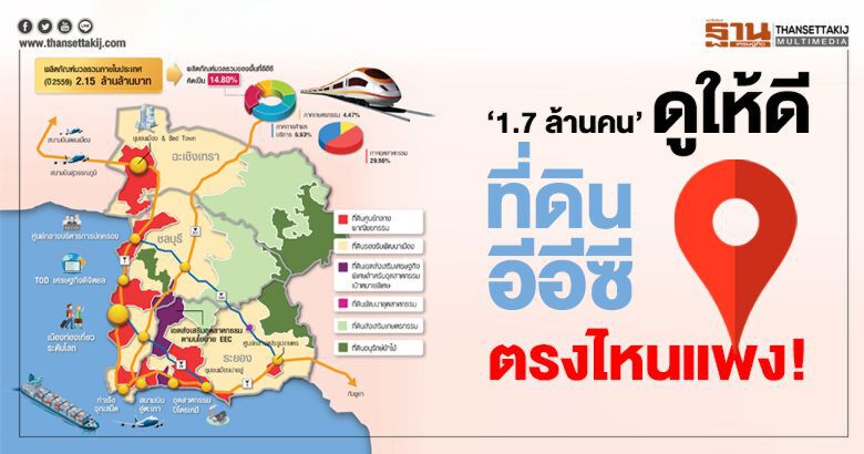 '1.7 ล้านคน' ดูให้ดี ที่ดินอีอีซีตรงไหนแพง! '1.7 ล้านคน' ดูให้ดี ที่ดินอีอีซีตรงไหนแพง!