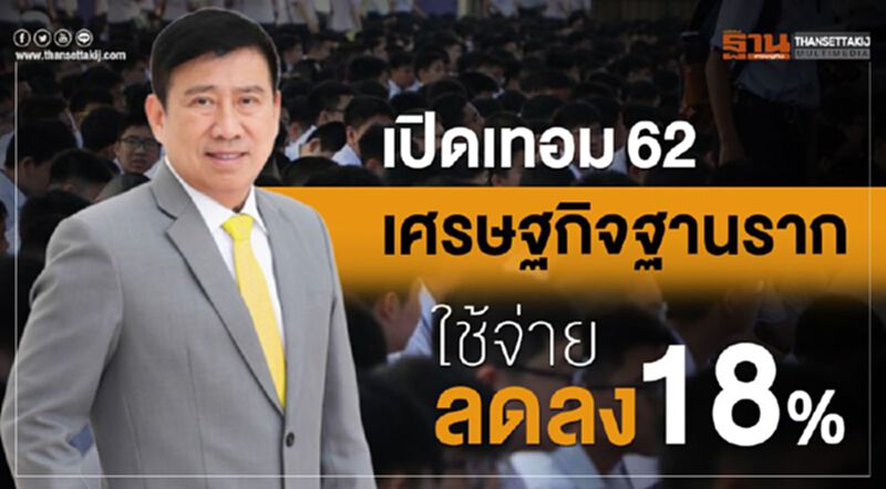 เปิดเทอม62 เศรษฐกิจฐานรากใช้จ่ายลดลง 18% เปิดเทอม62 เศรษฐกิจฐานรากใช้จ่ายลดลง 18%