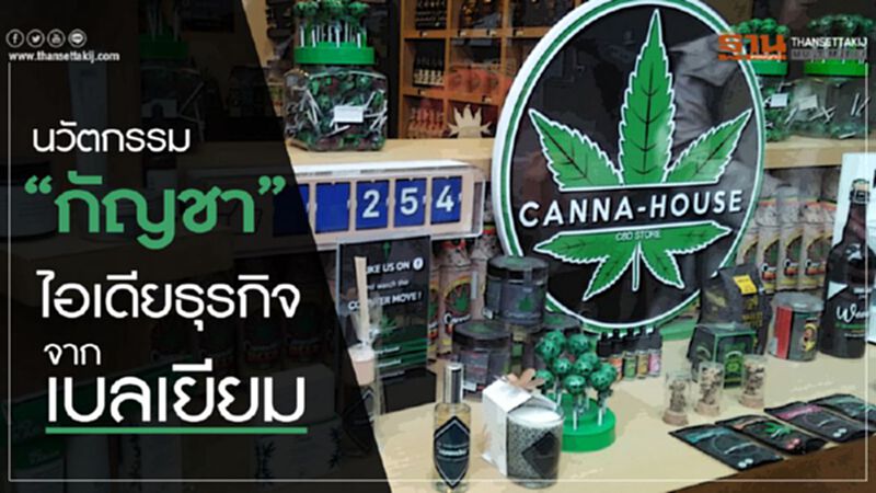 นวัตกรรม “กัญชา”ไอเดียธุรกิจจากเบลเยียม นวัตกรรม “กัญชา”ไอเดียธุรกิจจากเบลเยียม