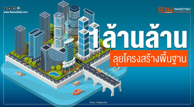 1 ล้านล้าน ลุยโครงสร้างพื้นฐาน 1 ล้านล้าน ลุยโครงสร้างพื้นฐาน