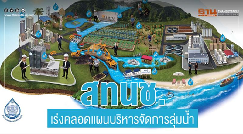 สทนช.เร่งคลอดแผนบริหารจัดการลุ่มน้ำ สทนช.เร่งคลอดแผนบริหารจัดการลุ่มน้ำ