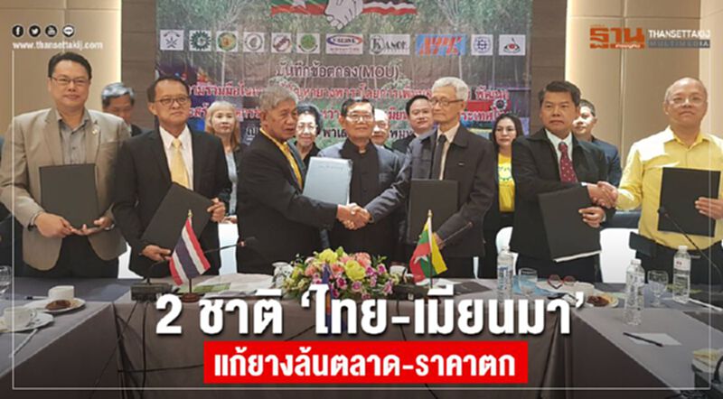 2ชาติ'ไทย-เมียนมา'แก้ยางล้นตลาด-ราคาตก 2ชาติ'ไทย-เมียนมา'แก้ยางล้นตลาด-ราคาตก