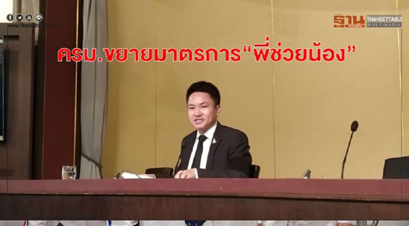 ครม.ขยายมาตรการ “พี่ช่วยน้อง” ครม.ขยายมาตรการ “พี่ช่วยน้อง”
