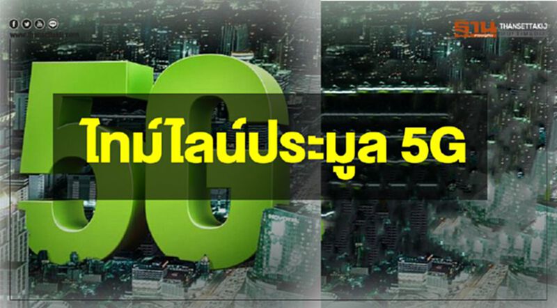 ไทม์ไลน์ประมูล 5G วันนี้ ไทม์ไลน์ประมูล 5G วันนี้