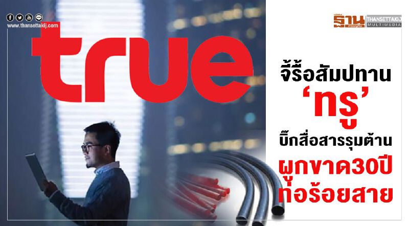 จี้รื้อสัมปทาน‘ทรู’  บิ๊กสื่อสารรุมต้านผูกขาด30ปีท่อร้อยสาย