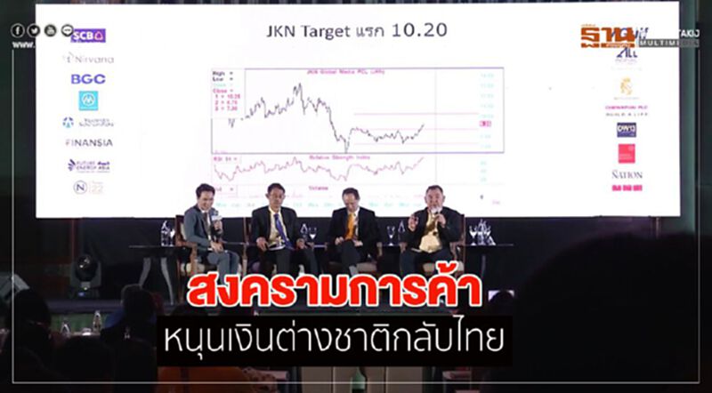 สงครามการค้า หนุนเงินต่างชาติกลับไทย สงครามการค้า หนุนเงินต่างชาติกลับไทย