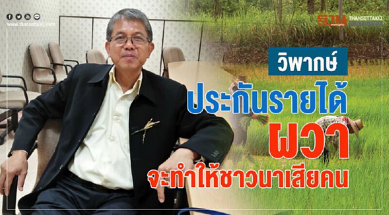 วิพากษ์ ‘ประกันรายได้’ ผวาจะทำให้ชาวนาเสียคน วิพากษ์ ‘ประกันรายได้’ ผวาจะทำให้ชาวนาเสียคน