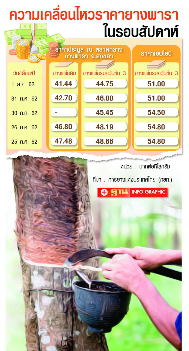 ยางดิ่ง 3 โล100 บิ๊กวงการหยุดซื้อ พิรุธตุนสต๊อกฟันกำไร  