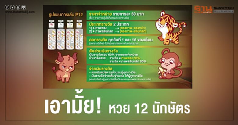 ชั่วโมงฐานเศรษฐกิจ 02/08/62 : เอามั้ย! หวย 12 นักษัตร ชั่วโมงฐานเศรษฐกิจ 02/08/62 : เอามั้ย! หวย 12 นักษัตร