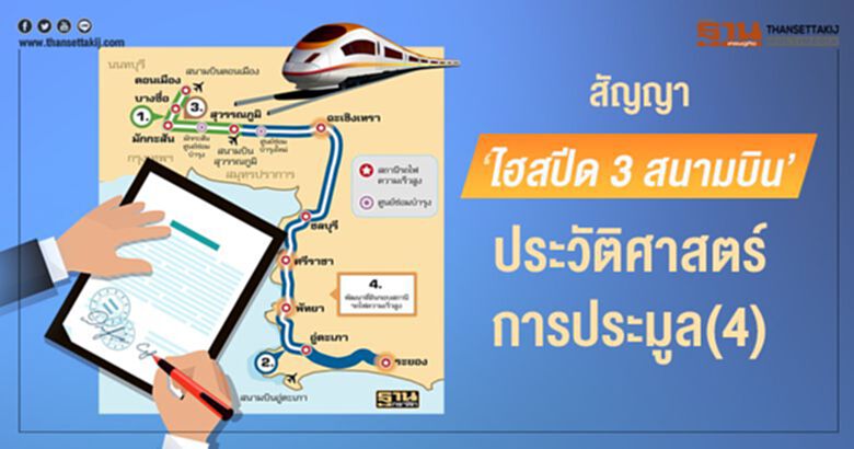 สัญญา 'ไฮสปีด 3 สนามบิน' ประวัติศาสตร์การประมูล(4) สัญญา 'ไฮสปีด 3 สนามบิน' ประวัติศาสตร์การประมูล(4)
