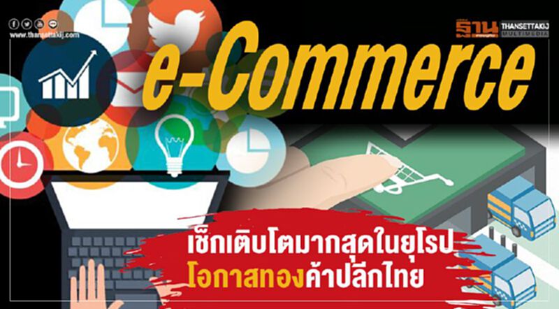 e-Commerce เช็กเติบโตมากสุดในยุโรป....โอกาสทองค้าปลีกไทย e-Commerce เช็กเติบโตมากสุดในยุโรป....โอกาสทองค้าปลีกไทย