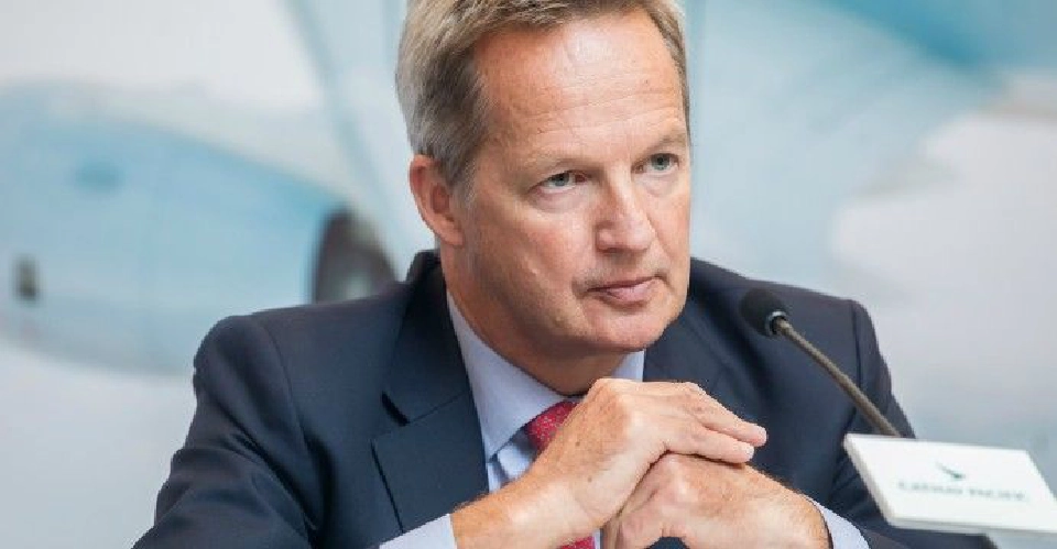 รูเพิร์ต ฮอกก์ อดีต CEO  คาเธ่ย์ แปซฟิก Photo: Bloomberg