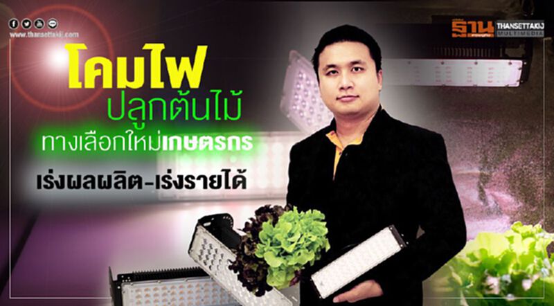 โคมไฟปลูกต้นไม้ ทางเลือกใหม่เกษตรกร เร่งผลผลิต-เร่งรายได้ โคมไฟปลูกต้นไม้ ทางเลือกใหม่เกษตรกร เร่งผลผลิต-เร่งรายได้