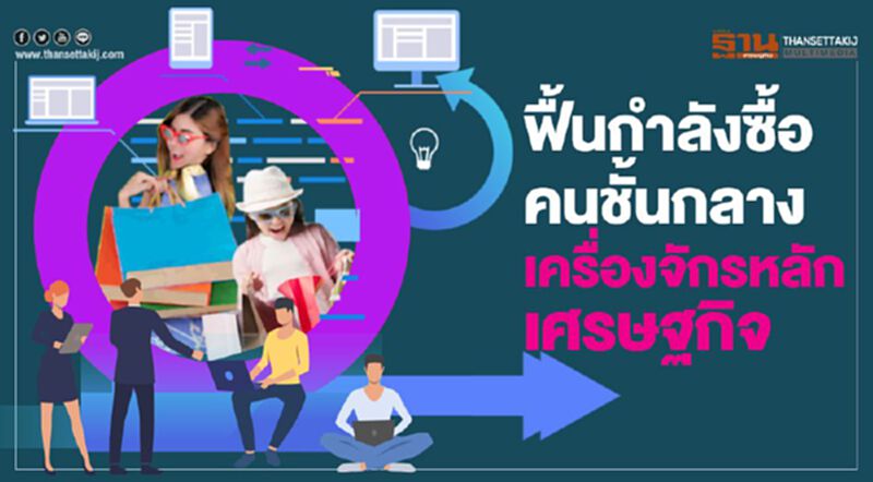 ฟื้นกำลังซื้อคนชั้นกลาง เครื่องจักรหลักเศรษฐกิจ ฟื้นกำลังซื้อคนชั้นกลาง เครื่องจักรหลักเศรษฐกิจ