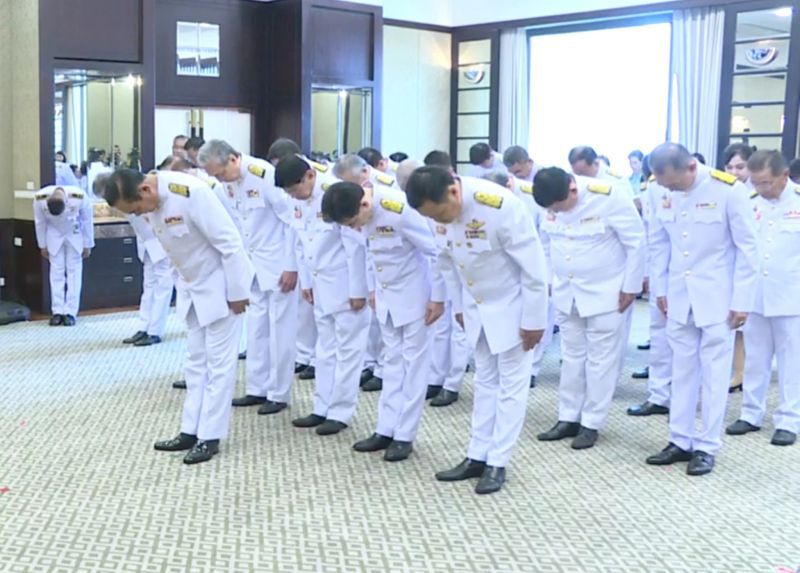 นายกฯ นำครม.ร่วมพิธีรับพระราชดำรัส พร้อมลายพระราชหัตถ์
