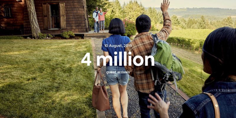 Airbnb ทุบสถิติเข้าพักทะลุ 4 ล้านคนในหนึ่งคืน