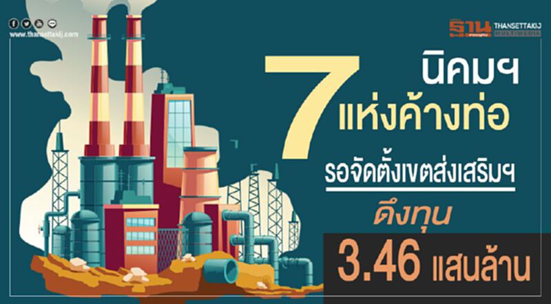 นิคมฯ 7 แห่งค้างท่อ รอจัดตั้งเขตส่งเสริมฯ ดึงทุน 3.46 แสนล้าน นิคมฯ 7 แห่งค้างท่อ รอจัดตั้งเขตส่งเสริมฯ ดึงทุน 3.46 แสนล้าน