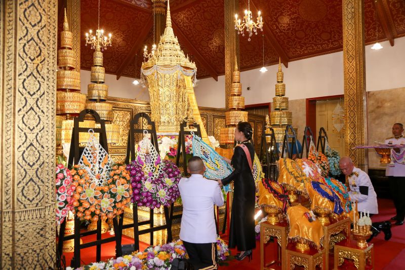 "เจ้าฟ้าพัชรกิติยาภา”เสด็จแทนพระองค์บำเพ็ญพระราชกุศลทักษิณานุปทาน 100 วัน"พล.อ.เปรม" 