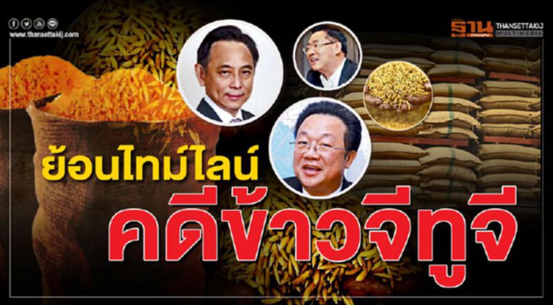 ย้อนไทม์ไลน์คดีข้าวจีทูจี ย้อนไทม์ไลน์คดีข้าวจีทูจี
