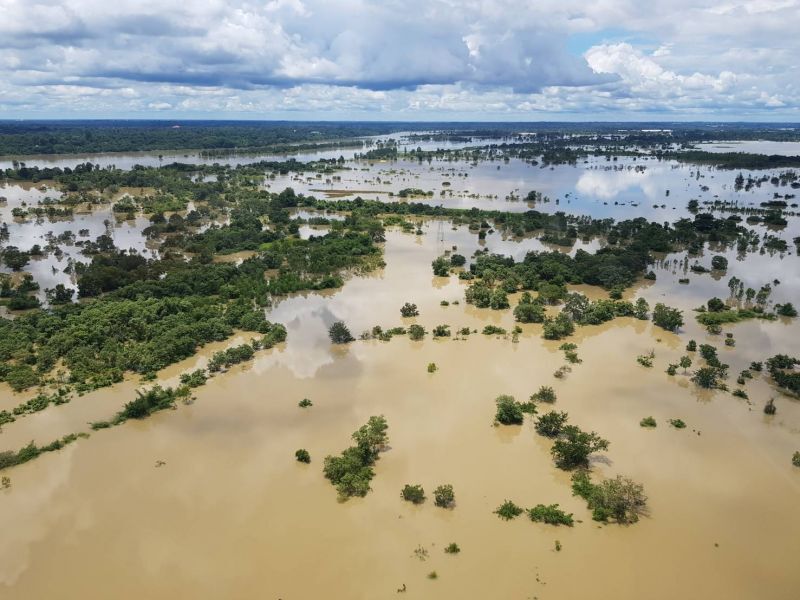 สทนช.เฝ้าระวังแม่น้ำมูลไหลย้อนเร่งดันลงโขง