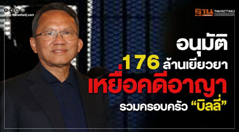 อนุมัติ 176 ล้านเยียวยาเหยื่อคดีอาญา รวมครอบครัว “บิลลี่” อนุมัติ 176 ล้านเยียวยาเหยื่อคดีอาญา รวมครอบครัว “บิลลี่”
