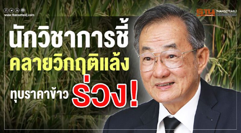 นักวิชาการชี้คลายวิกฤติแล้งทุบราคาข้าวร่วง! นักวิชาการชี้คลายวิกฤติแล้งทุบราคาข้าวร่วง!