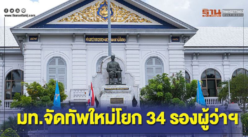 "มท."จัดทัพใหม่โยก 34 รองผู้ว่าฯ "มท."จัดทัพใหม่โยก 34 รองผู้ว่าฯ