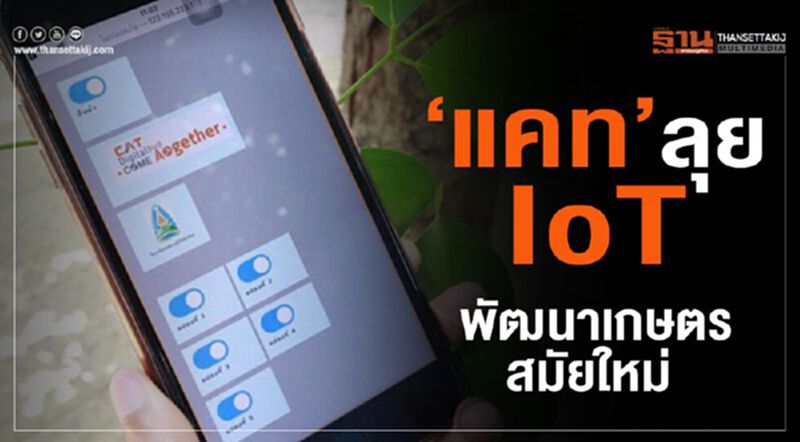 “แคท”ลุย IoT พัฒนาเกษตรสมัยใหม่ “แคท”ลุย IoT พัฒนาเกษตรสมัยใหม่