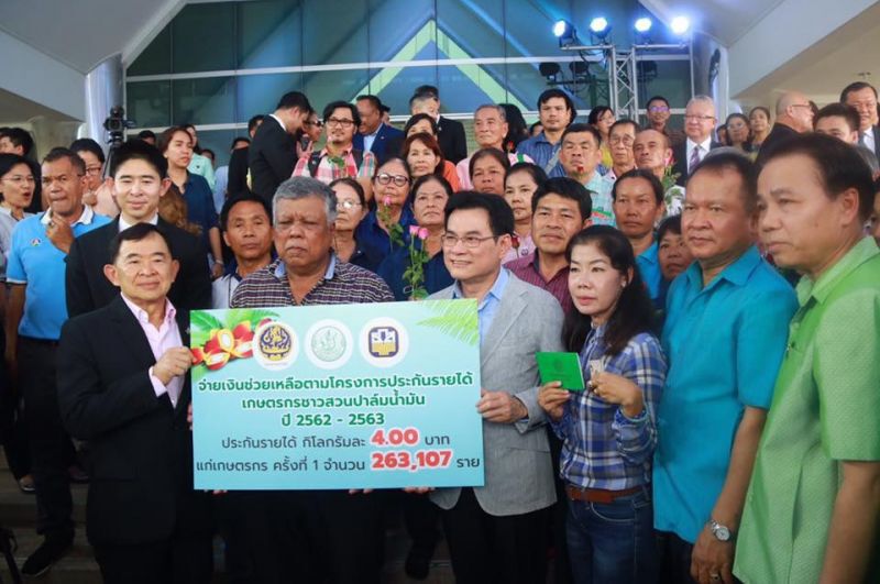 2.5 แสนครัวเฮรับ 1.3 พันล.ประกันปาล์มงวดแรก
