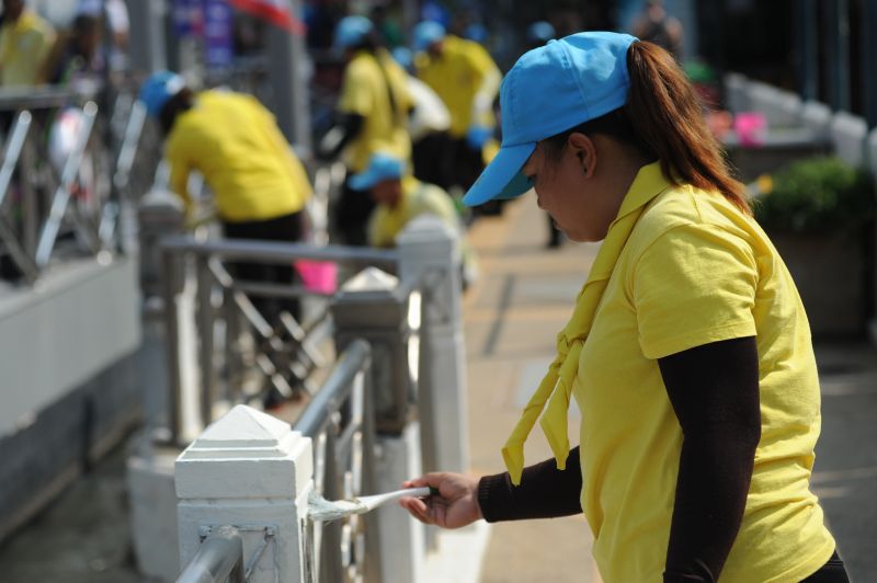 “นายกฯ”นำครม.ร่วมกิจกรรมจิตอาสา สวนสันติชัยปราการ 