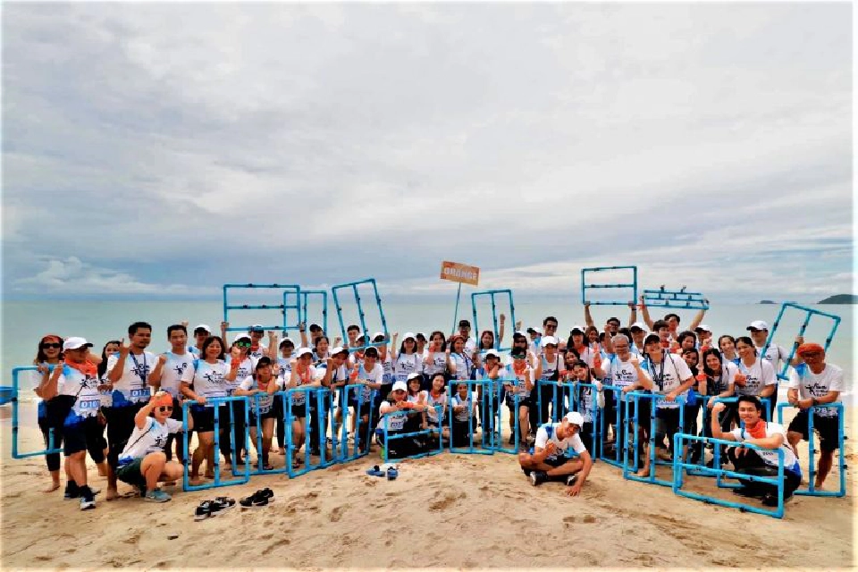 มิตซูบิชิ เอลเลเวเตอร์นำจิตอาสาวิ่งปลูกปะการัง