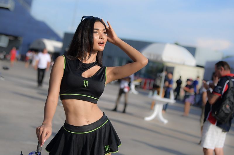 สาวสวยจาก PIT Lane Walk โมโตจีพี 2019