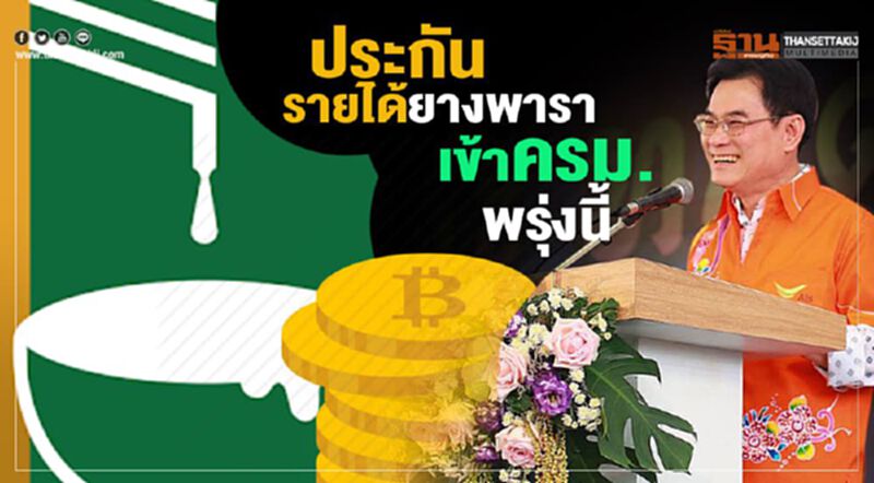 "ประกันรายได้ยางพารา"เข้าครม.พรุ่งนี้ "ประกันรายได้ยางพารา"เข้าครม.พรุ่งนี้