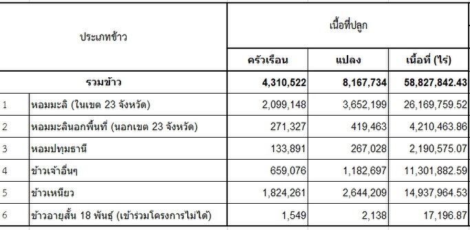 เงินถึงมือชาวนาแล้ว! ประกันรายได้ข้าว รอบ 1 กว่าหมื่นล้าน