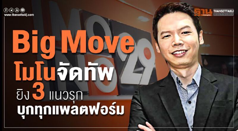 Big Moveโมโนจัดทัพ ยิง3แนวรุกบุกทุกแพลตฟอร์ม Big Moveโมโนจัดทัพ ยิง3แนวรุกบุกทุกแพลตฟอร์ม