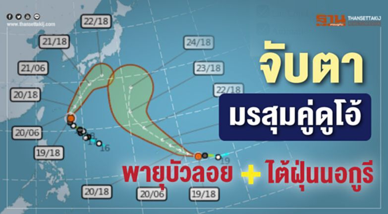 จับตา พายุบัวลอย-ไต้ฝุ่นนอกูรี มุ่งหน้าญี่ปุ่น จับตา พายุบัวลอย-ไต้ฝุ่นนอกูรี มุ่งหน้าญี่ปุ่น