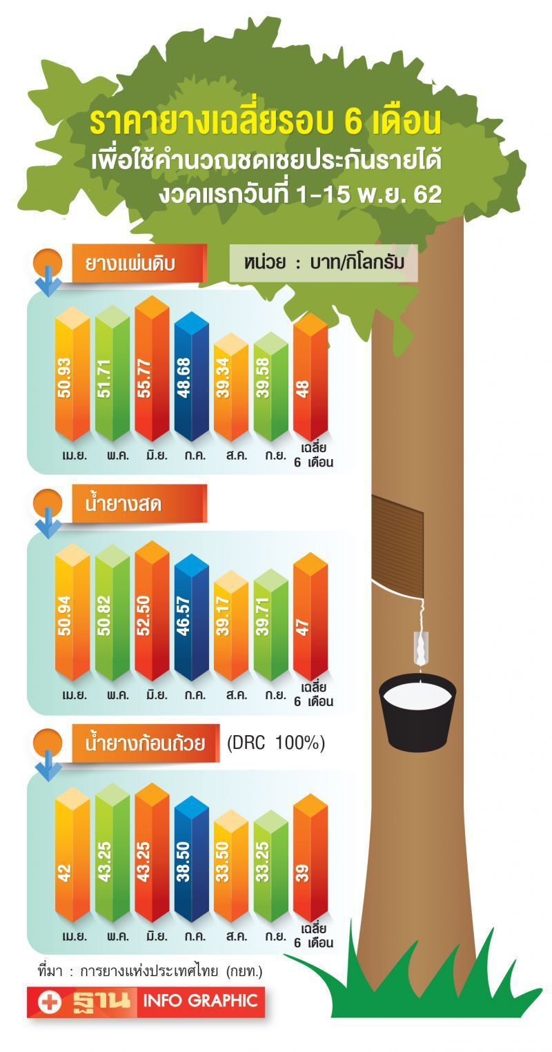64 จังหวัดลุกฮือคว่ำมติ ครม. ยางก้อนถ้วยไม่เป็นธรรม