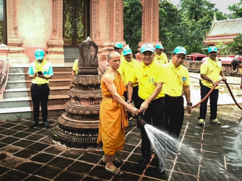 “จิตอาสาสุราษฎร์” ร่วมทำดีถวายเป็นพระราชกุศลในหลวง ร.4