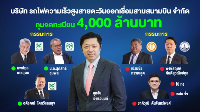 ไฮสปีดเชื่อม3สนามบิน  ปฐมบทรอบใหม่  ชิง‘เมืองการบินอู่ตะเภา’