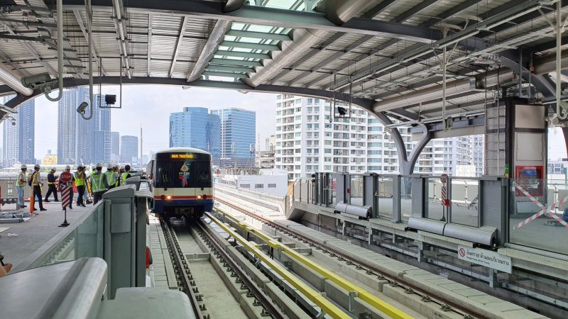 4 สถานีใหม่สายสีเขียวพร้อมเดินรถ ธ.ค.นี้