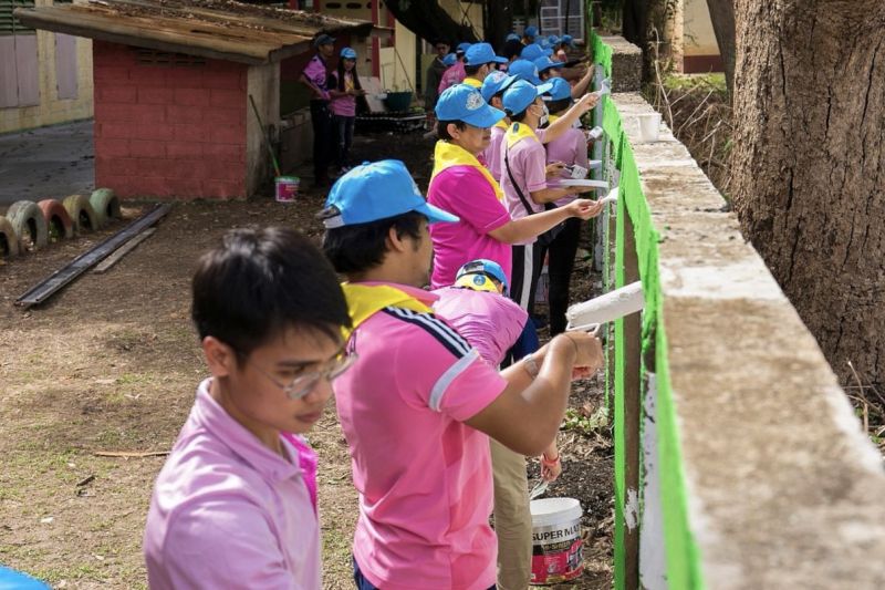 จิตอาสา จุฬาฯ สามัคคี ฟื้นฟู 11 โรงเรียนหลังน้ำท่วม จ. อุบลราชธานี
