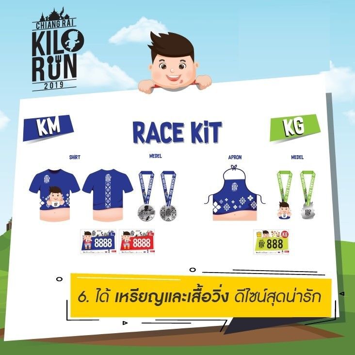 ชวนวิ่งงานกิโลรัน เชียงราย 2019
