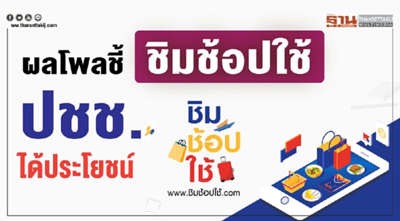 ซูเปอร์โพลชี้ชิมช้อปใช้ประชาชนได้ประโยชน์ ซูเปอร์โพลชี้ชิมช้อปใช้ประชาชนได้ประโยชน์