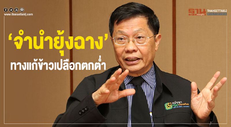 ‘จำนำยุ้งฉาง’ ทางแก้ข้าวเปลือกตกต่ำ ‘จำนำยุ้งฉาง’ ทางแก้ข้าวเปลือกตกต่ำ