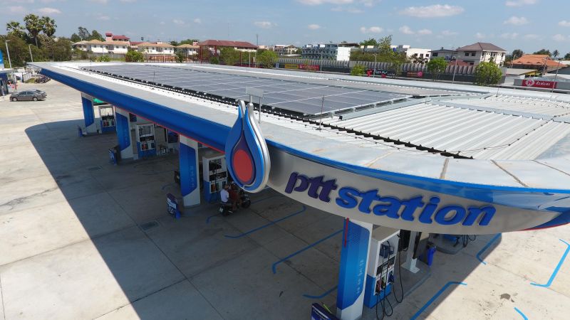 3ค่ายผนึกพัฒนาไฟฟ้าจากแสงอาทิตย์ในปั๊มพีทีที