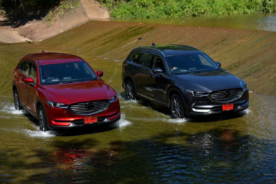 Mazda CX-8 ต่อนํ้าหนัก(ภาษี) ท้าชนพีพีวี